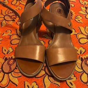 Brown strap sandals